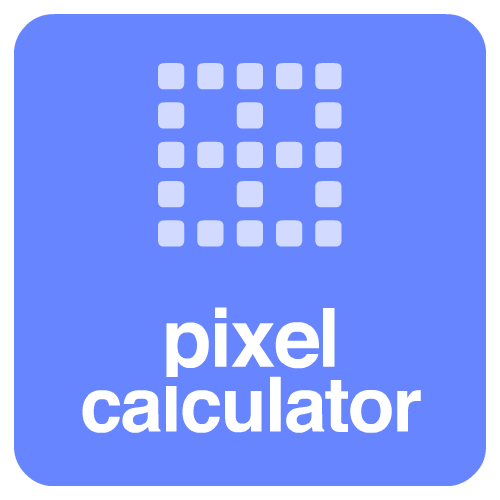 Comparison - Dimensions, Inches, mm, cms, Pixel